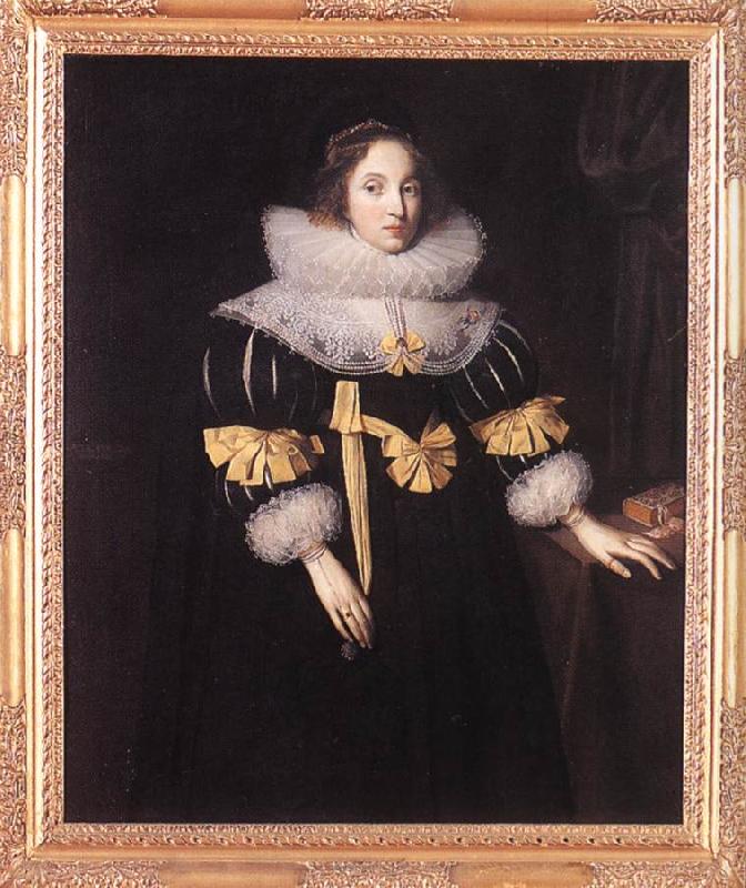 GHEERAERTS, Marcus the Younger Portrait of Lady Anne Ruhout df France oil painting art
